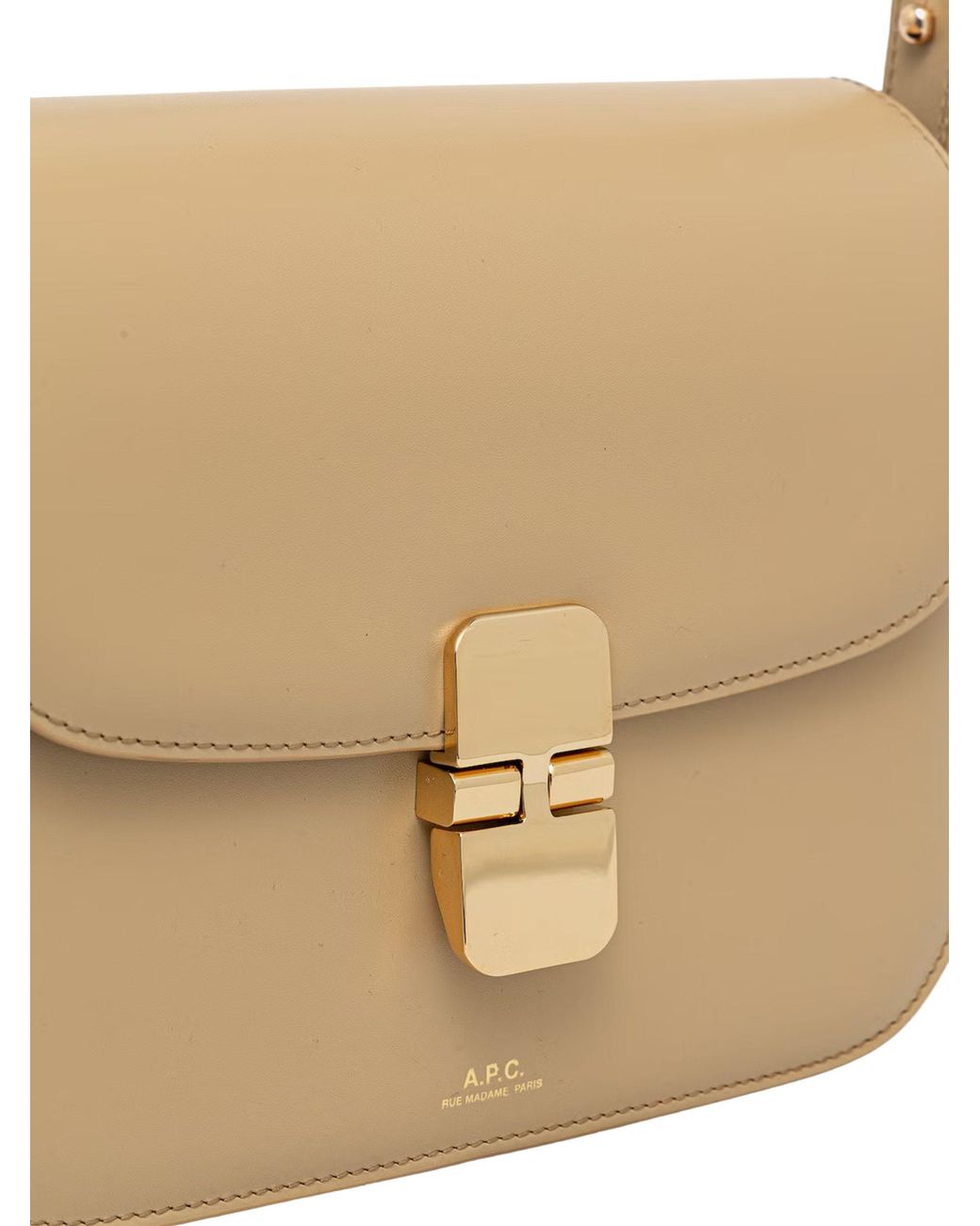 A.P.C. Brown Small Grace Bag