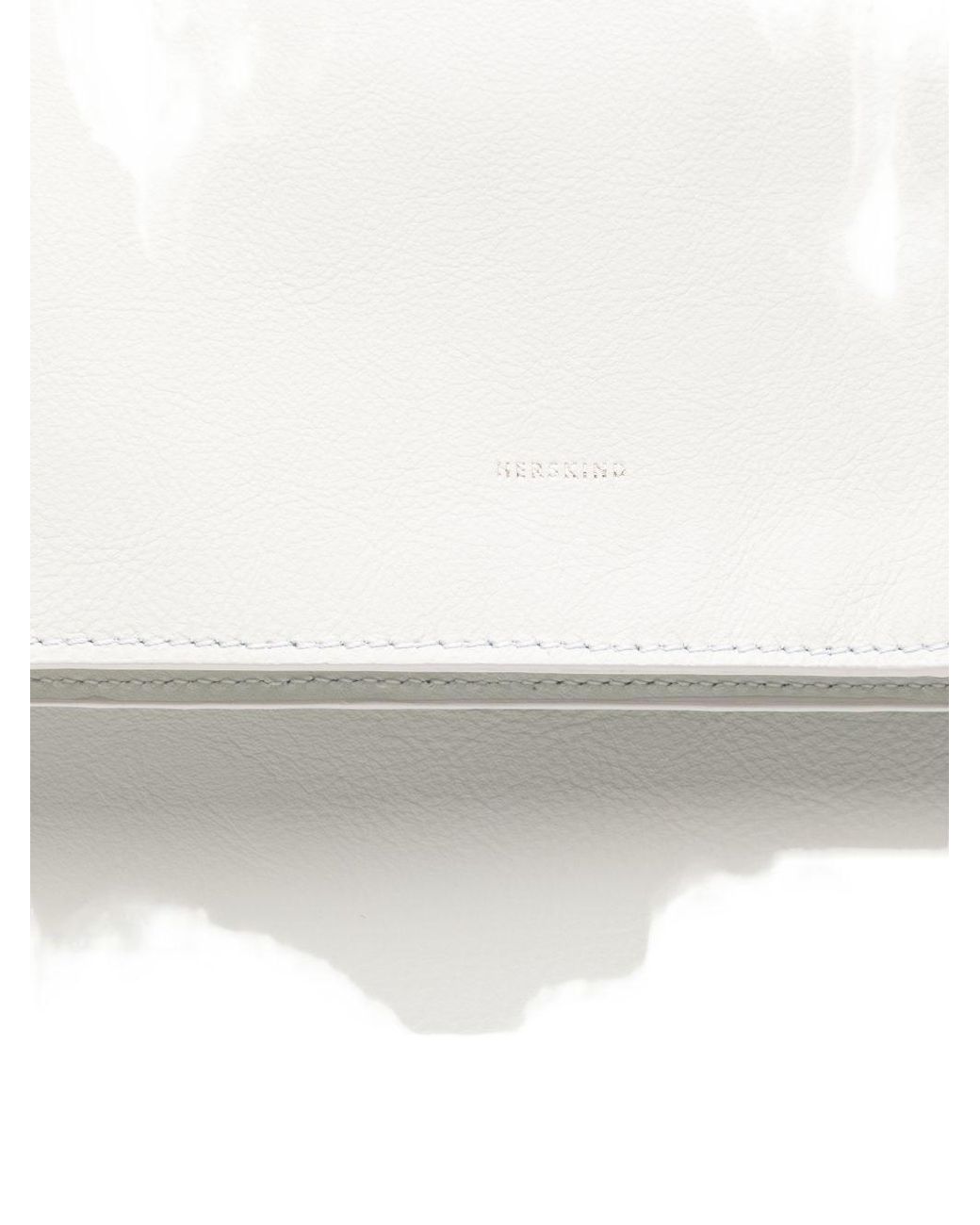 Herskind White Sofia Leather Tote Bag