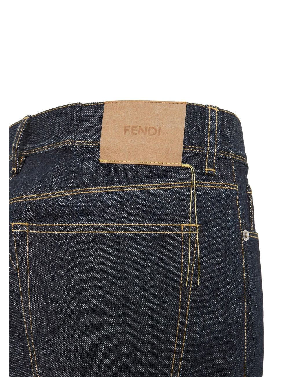 Fendi Blue Slim-Fit Jeans for men