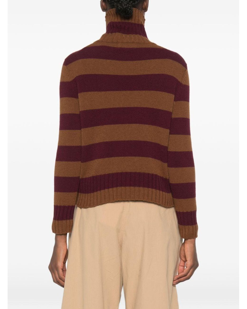 Be You Brown Cashmere Turtle-Neck Sweater