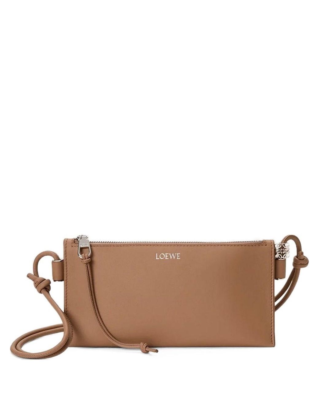 Loewe Brown Joya Leather Pouch