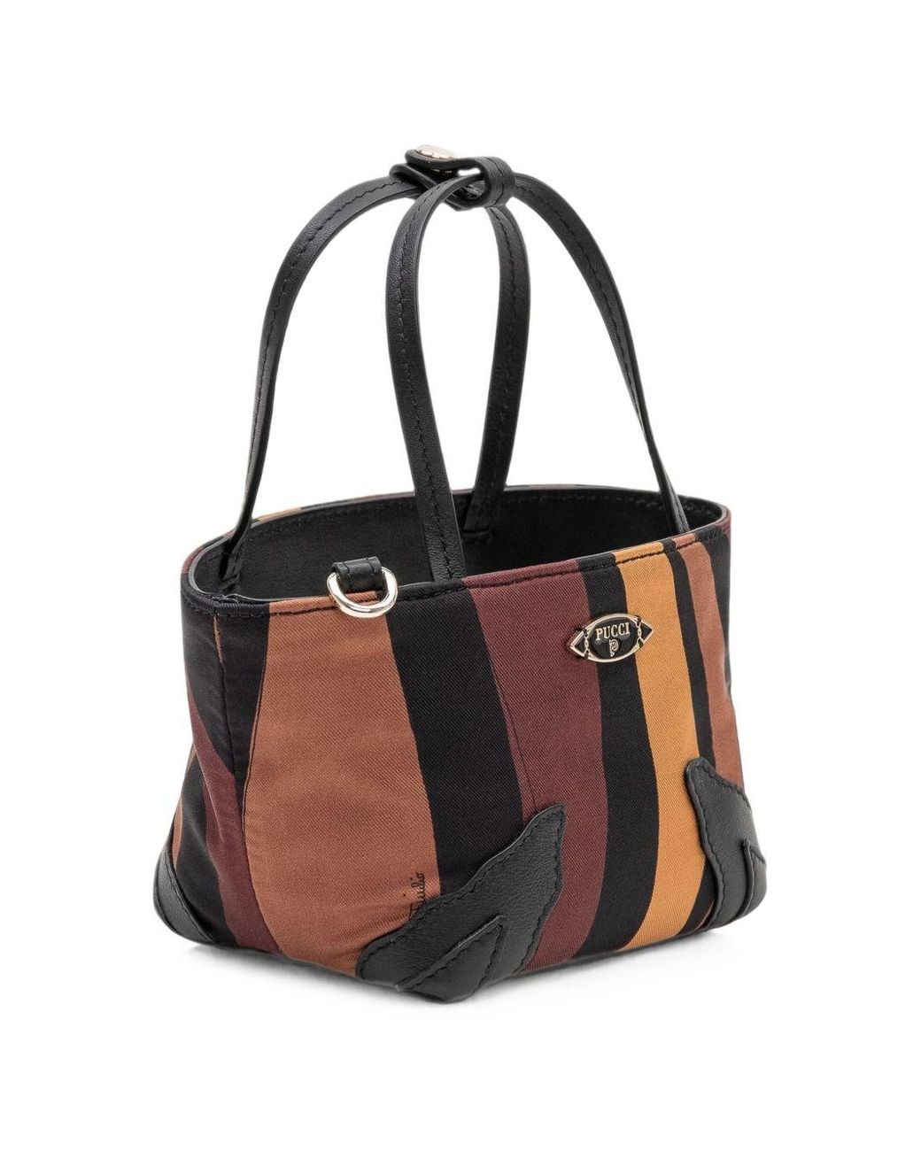 Emilio Pucci White Printed Tote Bag