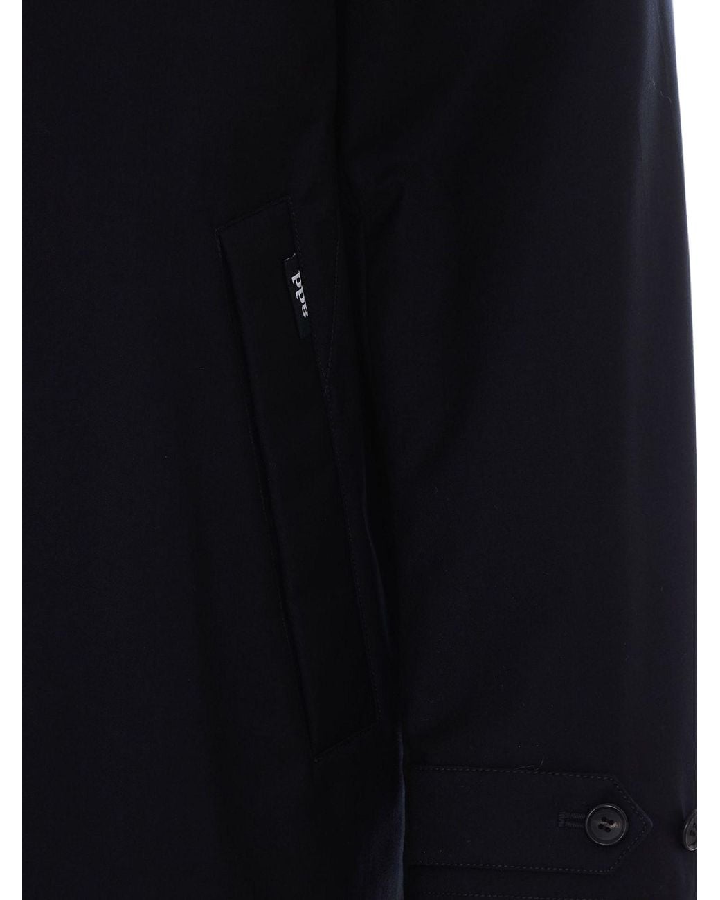 Add Blue Shieldrom Hooded Parka Coat for men