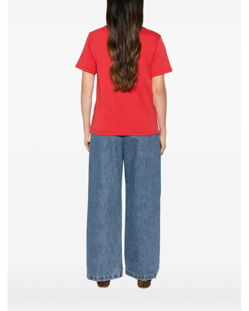 Loewe Red Cotton T-Shirt
