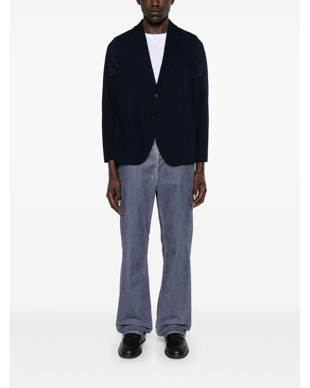 Circolo 1901 Blue Cotton Single-Breasted Jacket for men