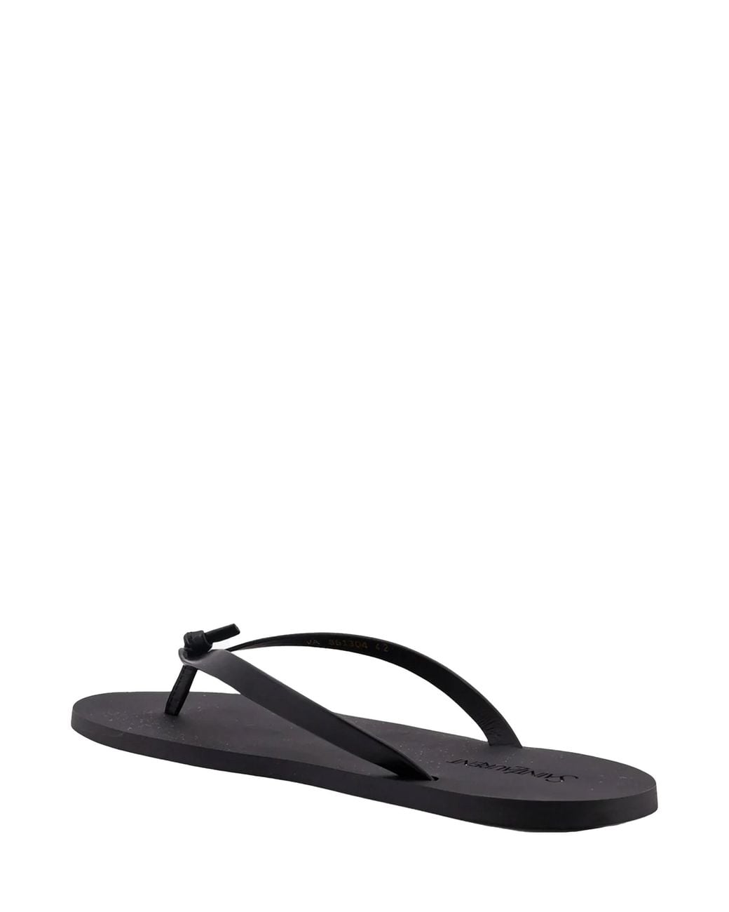 Saint Laurent Black Pool Flip-Flops for men