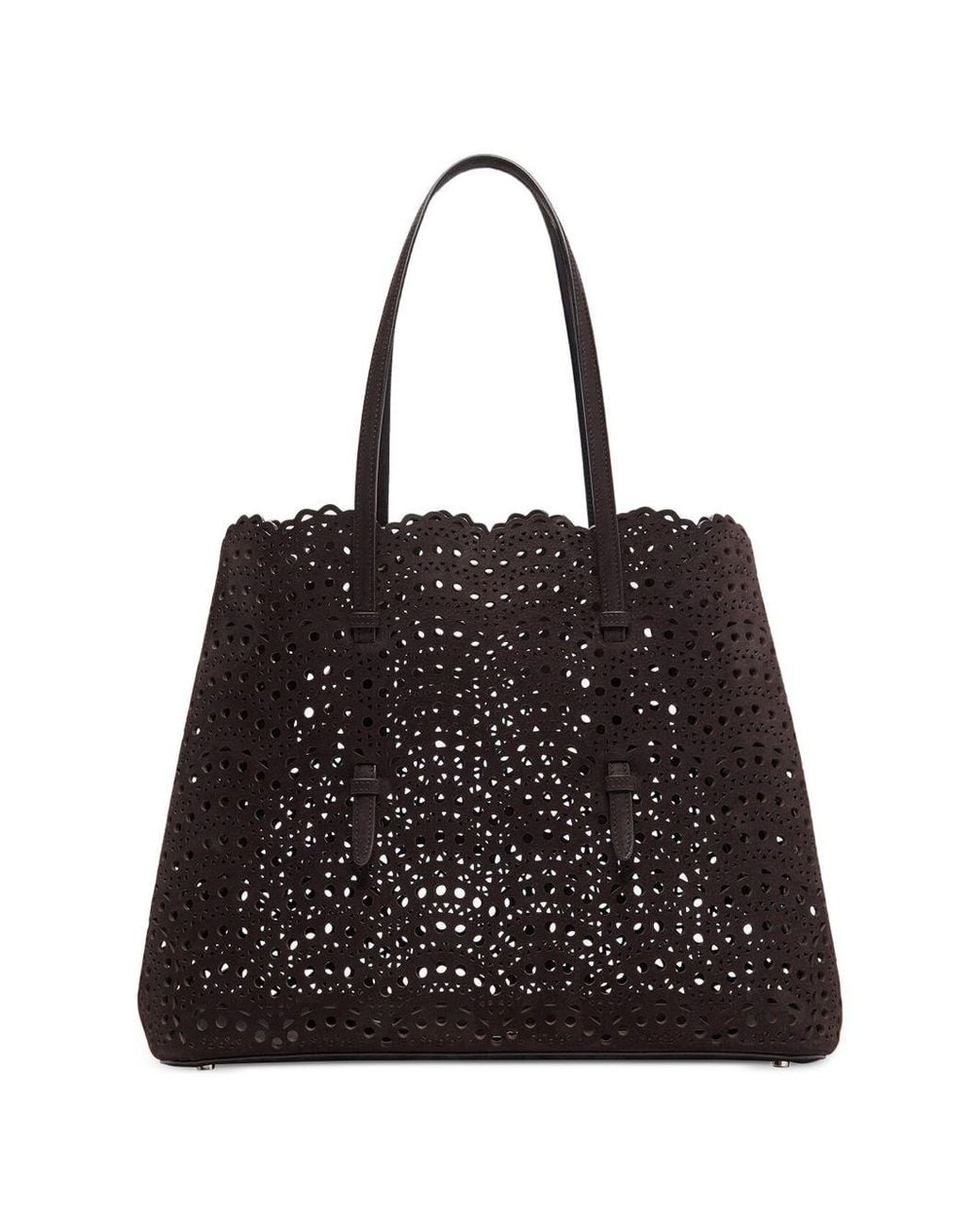 Alaïa Black Mina 37 Leather Handbag