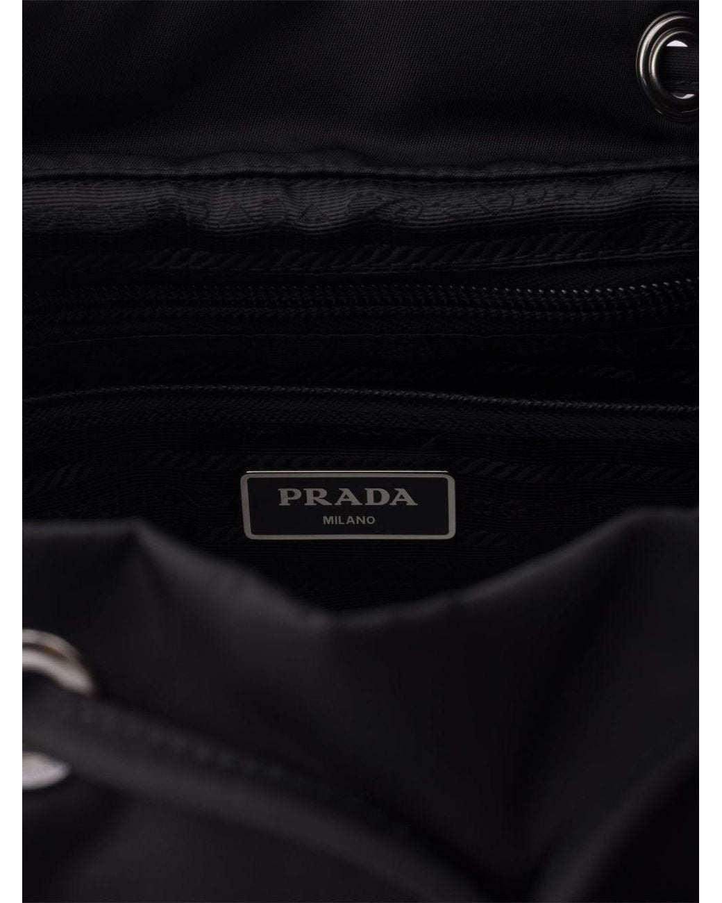 Prada Black Re-Nylon Medium Backpack