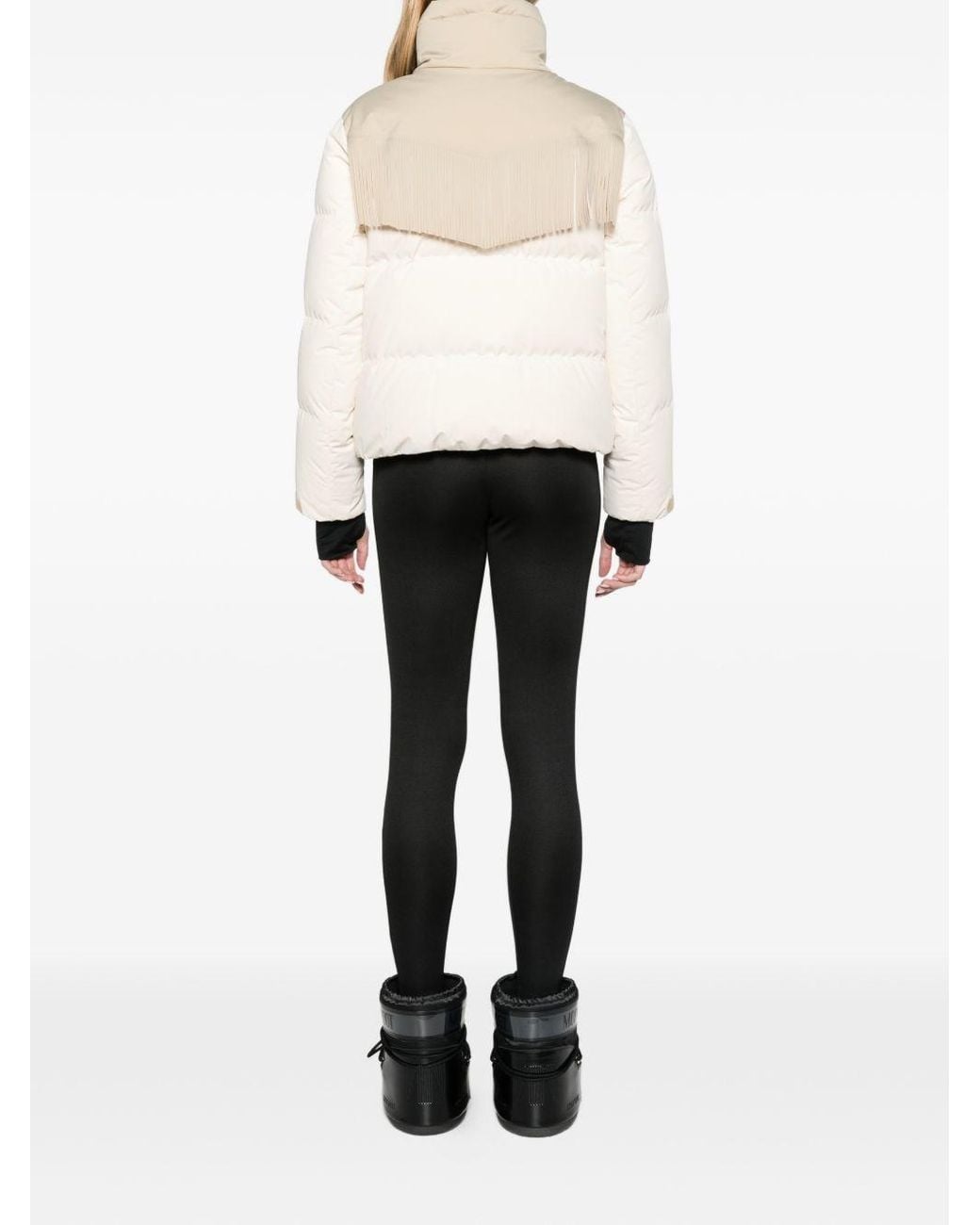 Moncler White Bessin Bomber Jacket