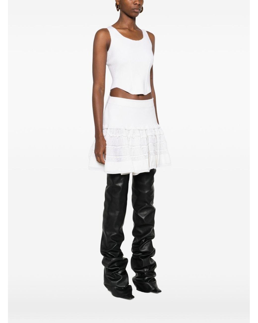 Alaïa White Alaã¯A Tops