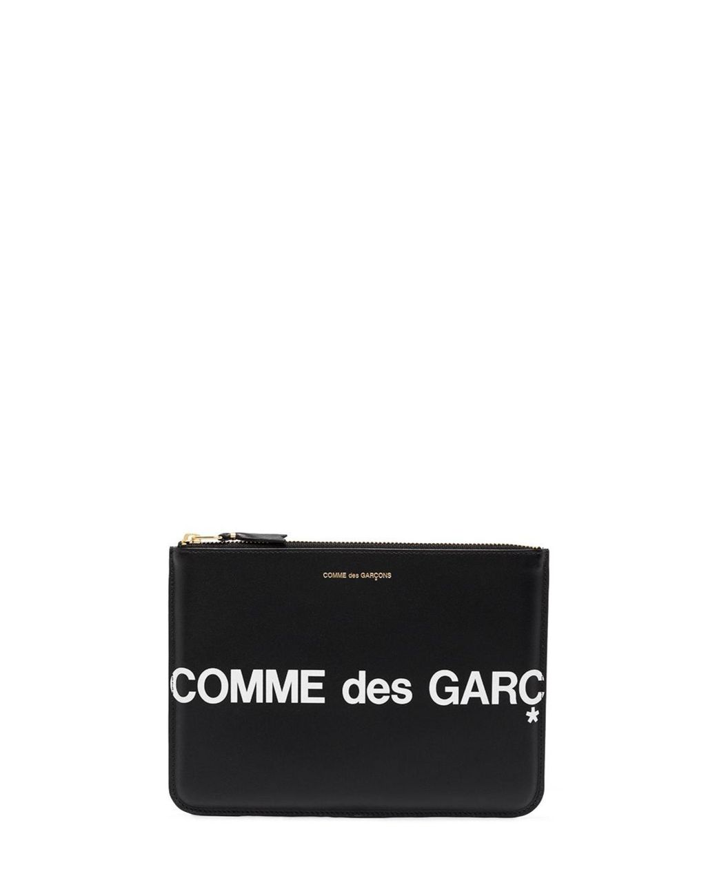 Comme des Garçons Black Logo Leather Pouch for men