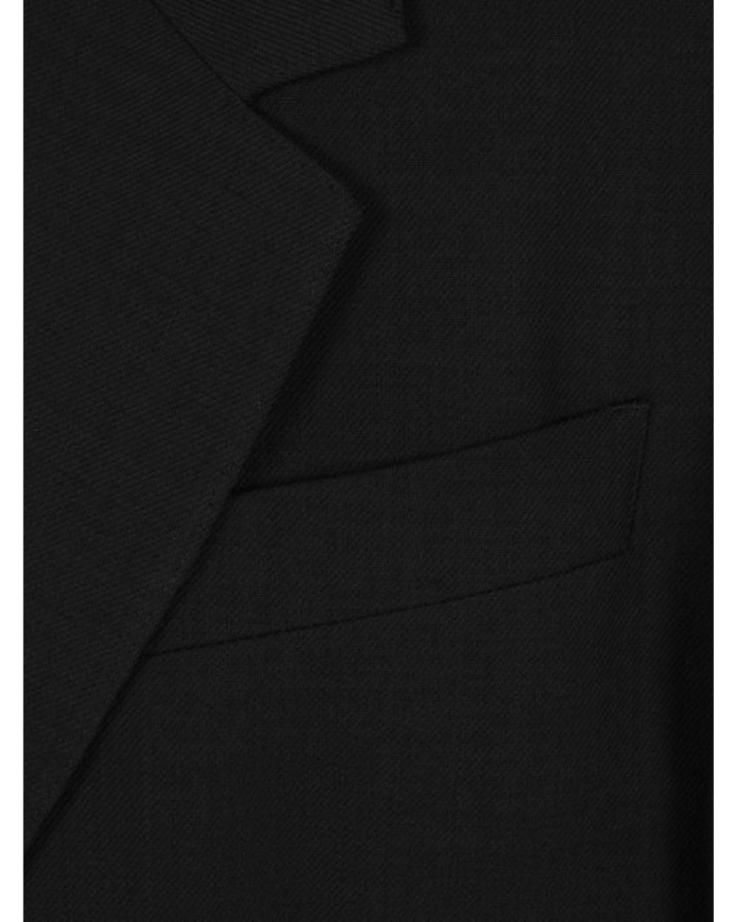 AMI Black Wool Blazer for men