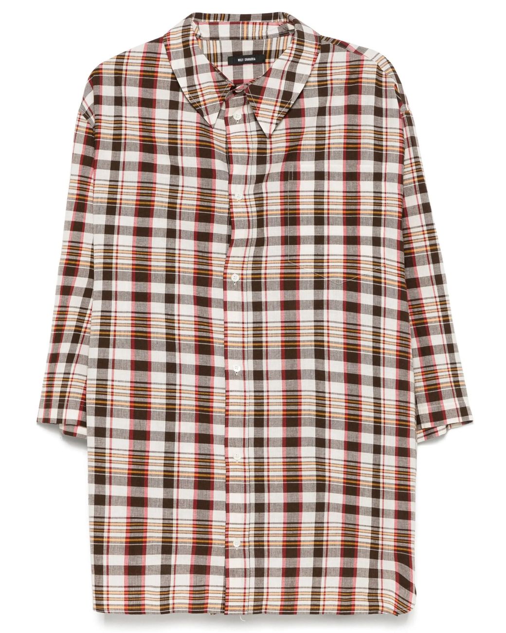 Willy Chavarria Brown Shirt Hacienda for men