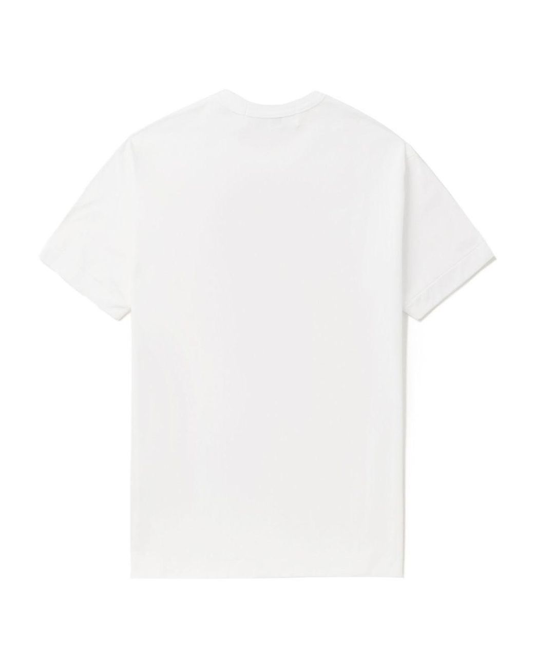 COMME DES GARÇONS PLAY Red Cotton T-Shirt for men