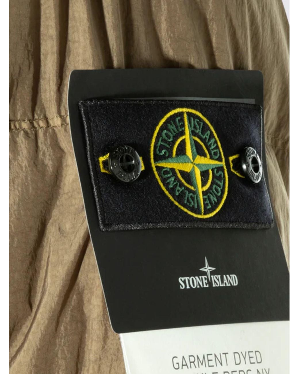 Stone Island Green Hooded Down Jacket for men