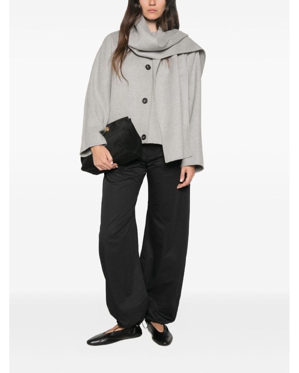 Max Mara Gray Wool Short Jacket