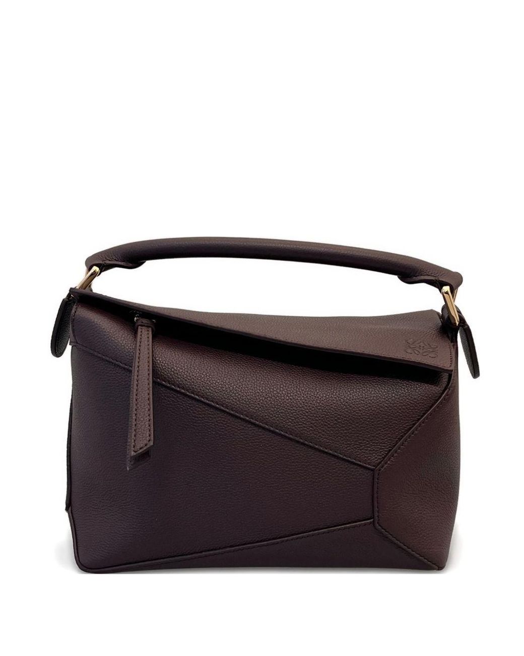 Loewe Black Puzzle Edge Small Leather Handbag