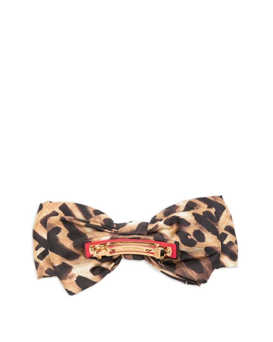 Fendi Brown Ff Bow Hair Clip