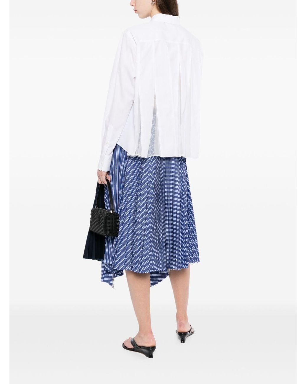 Sacai White Cotton Shirt