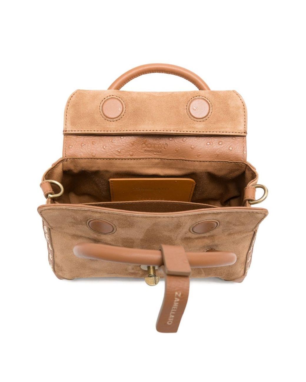 Zanellato Brown Dotta Baby Leather Handbag