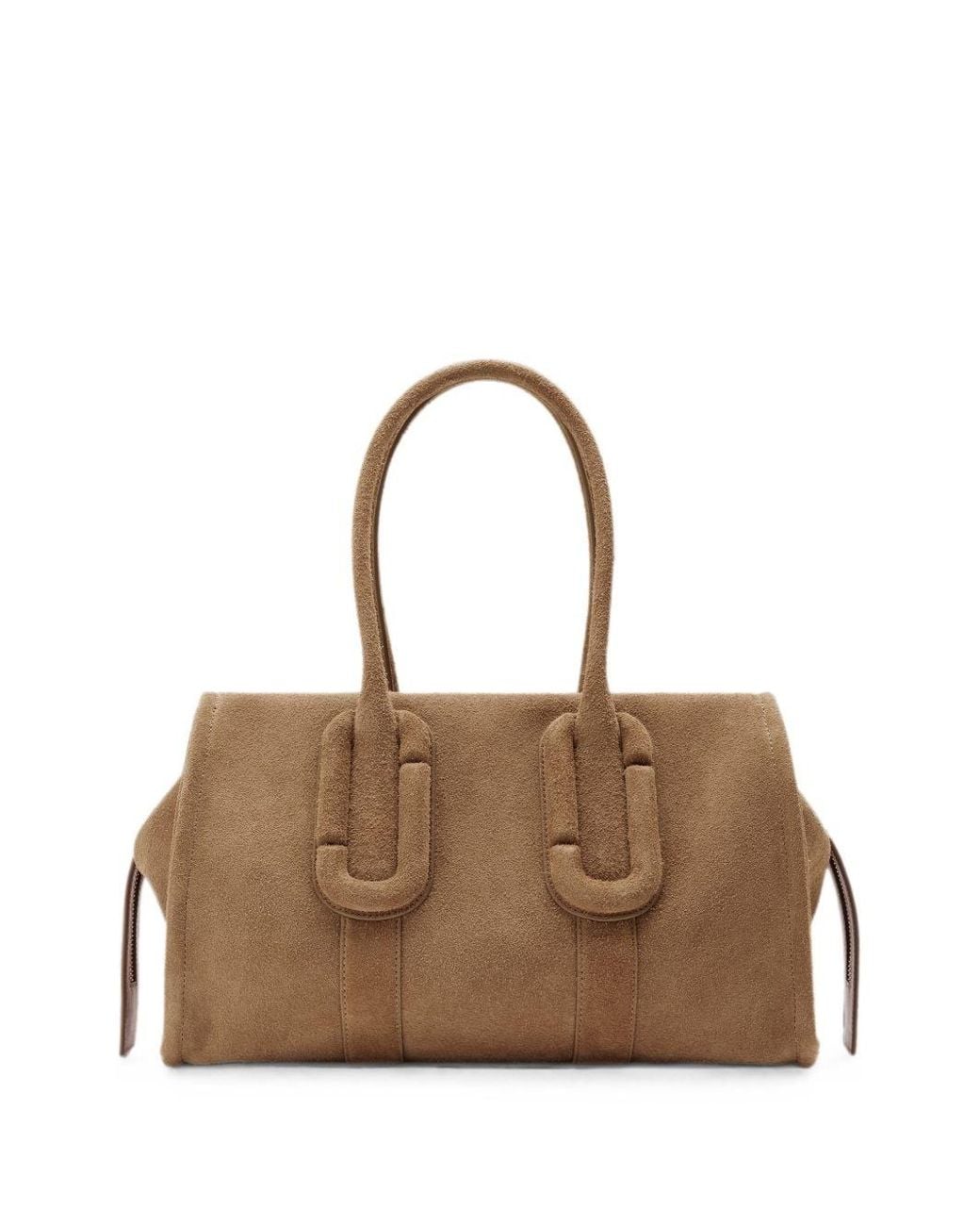 Marc Jacobs Natural The Carryall Suede Leather Tote
