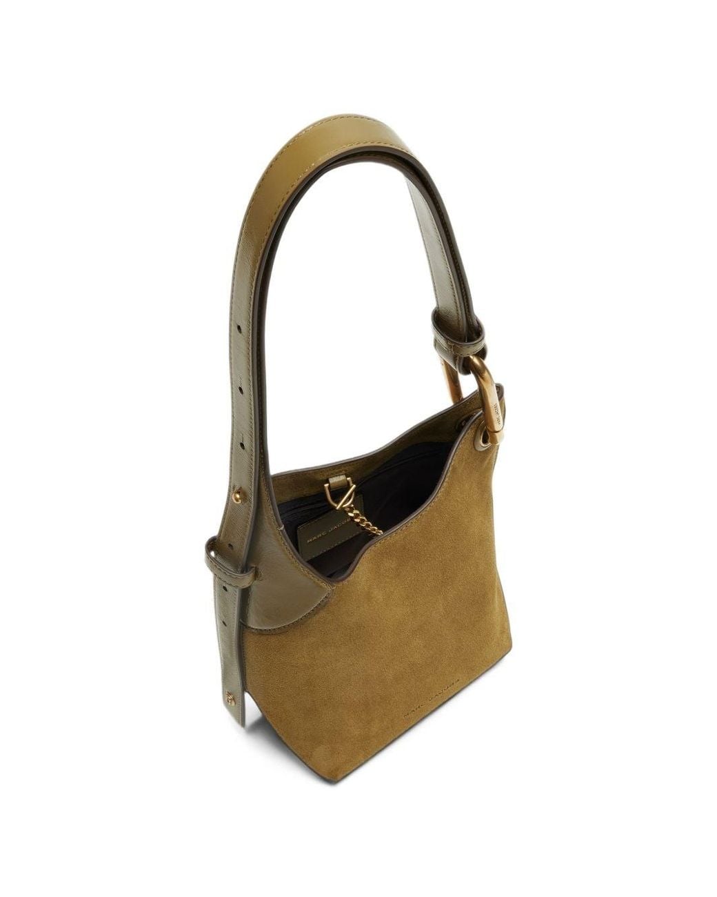 Marc Jacobs Metallic Scene Small Leather Bucket Bag