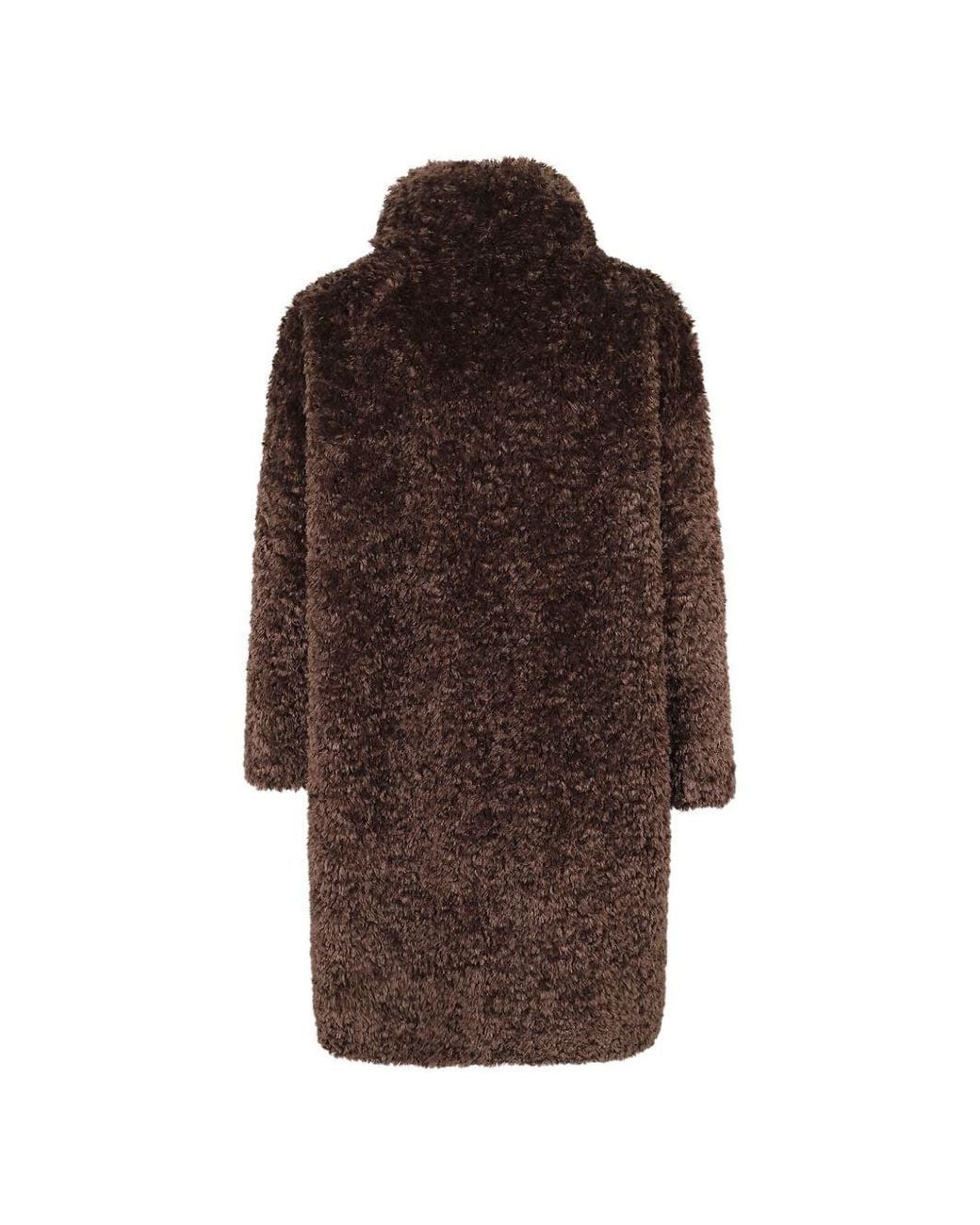 Herno Brown Faux-Fur Coat