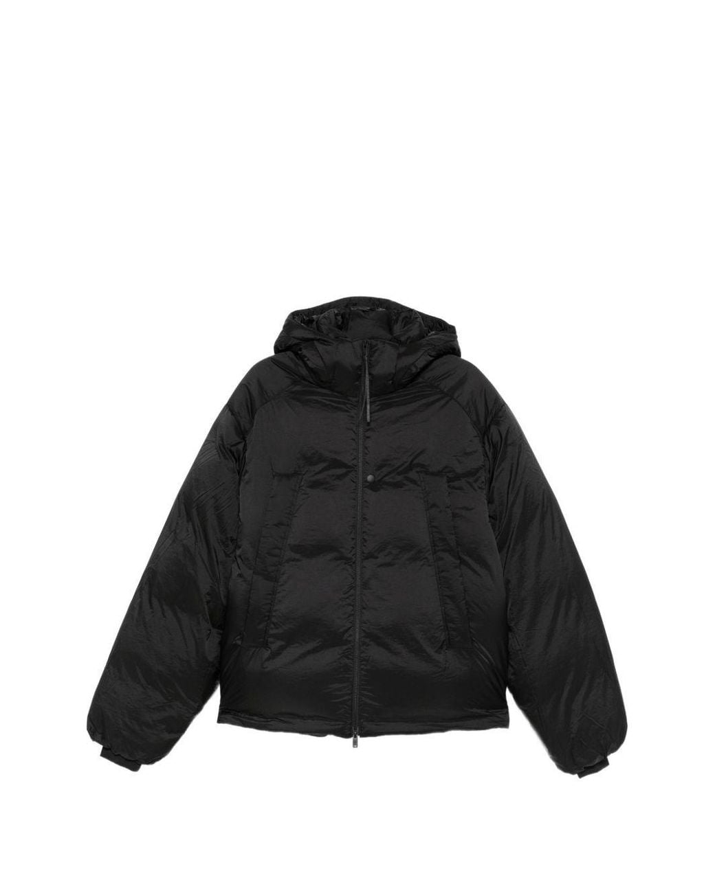 Y-3 Black Puffer Down Jacket for men