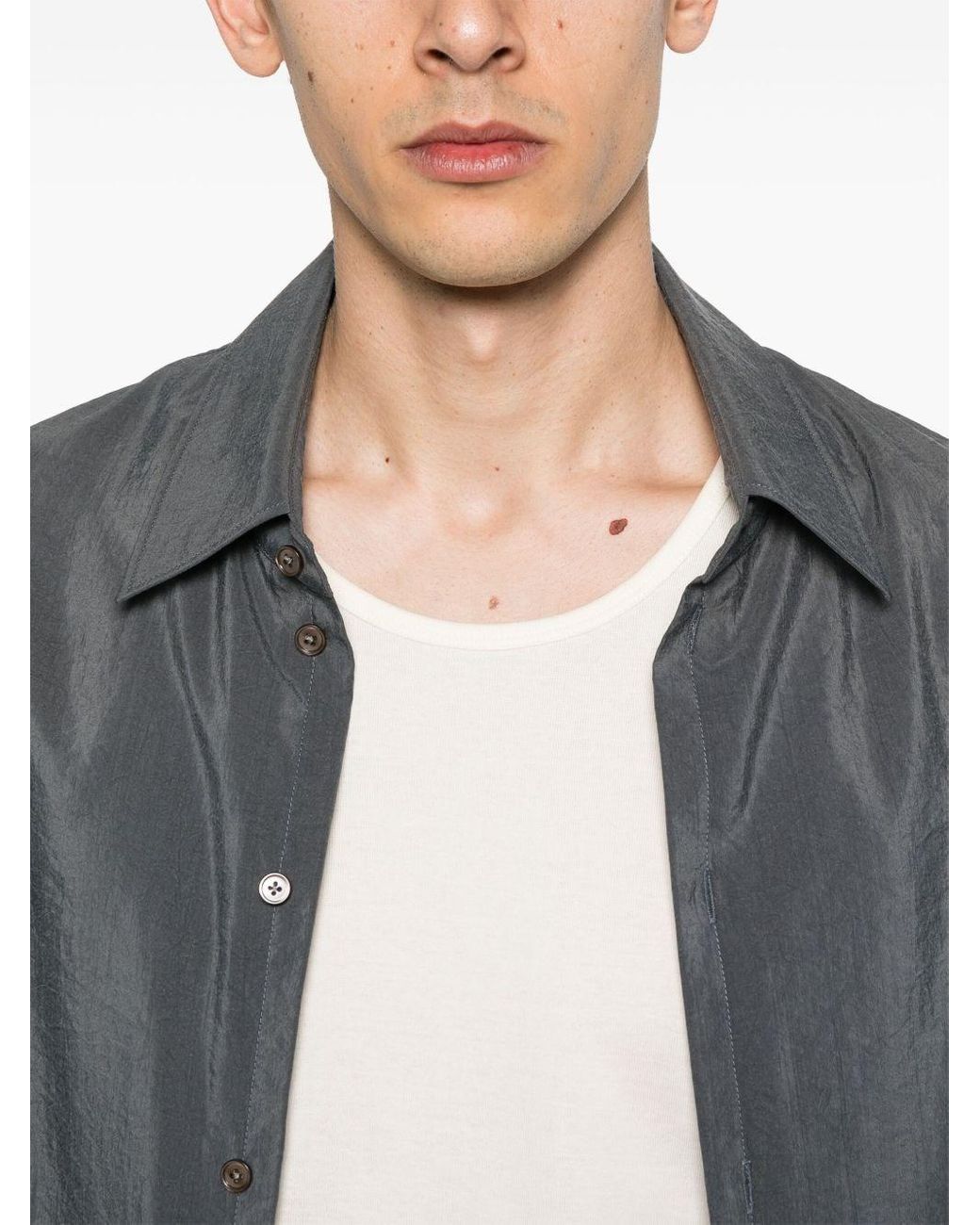 Lemaire White Cotton Tank Top for men