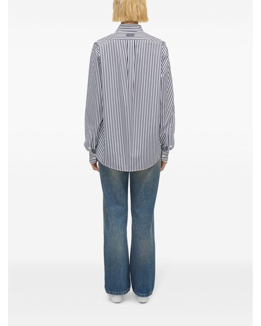 Camicia Rigata di Marc Jacobs in Blue
