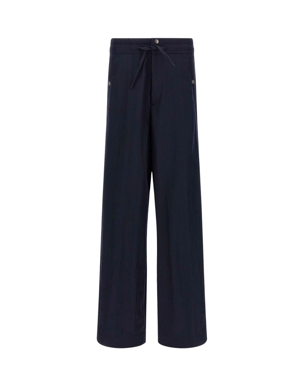 Dries Van Noten Blue Prima Trousers With Elastic Waist for men