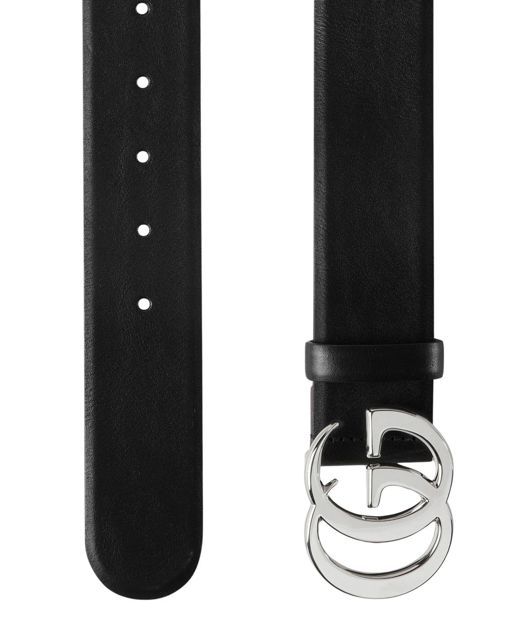 Gucci White Marmont Belt for men