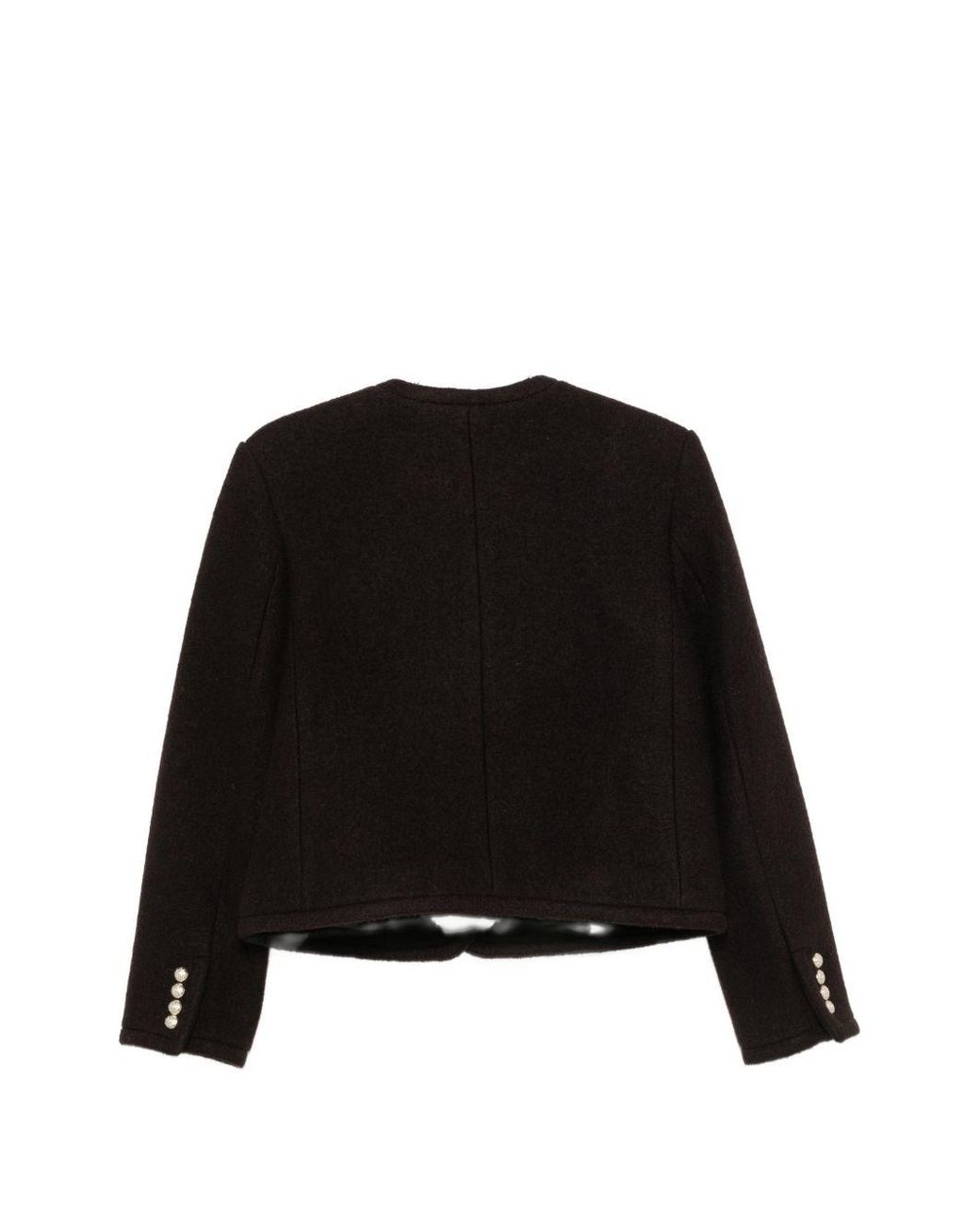 DUNST Black Wool Tweed Jacket