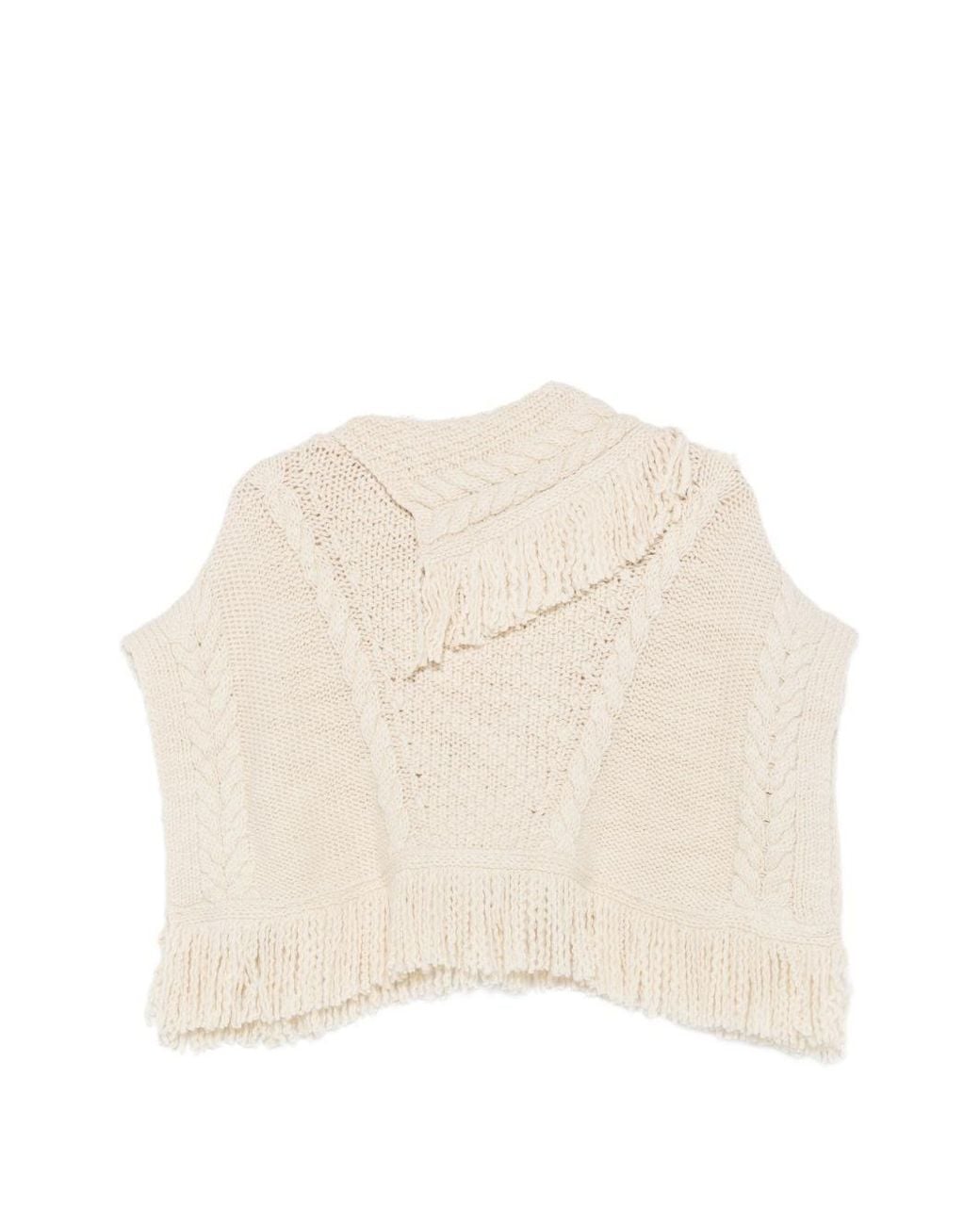 Isabel Marant Natural Kacie Wool Top