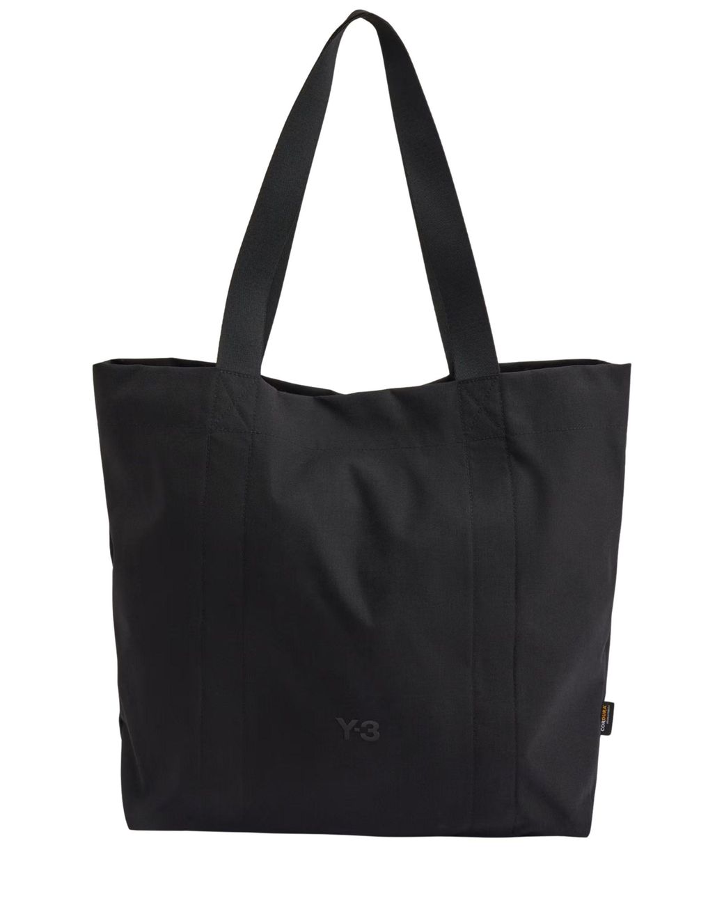 Y-3 Black Nylon Tote Bag for men