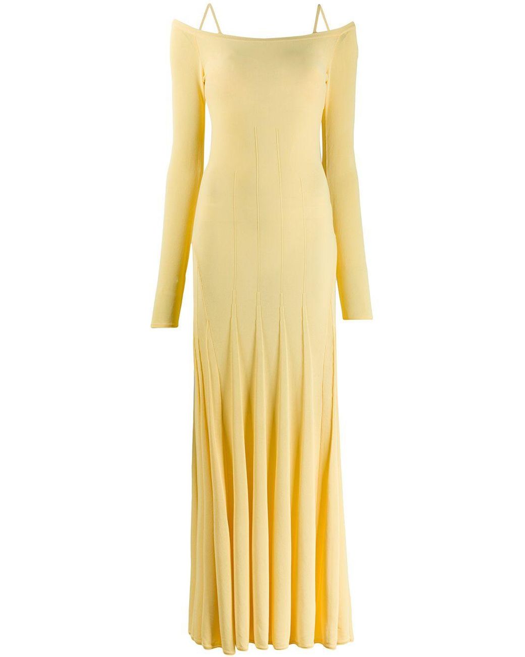 Jacquemus La Robe Maille Valensole Dress in Yellow | Lyst