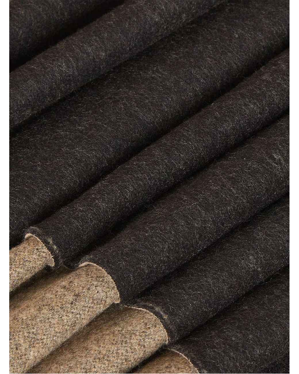 Fendi Gray Wool And Cashmere Scarf for men