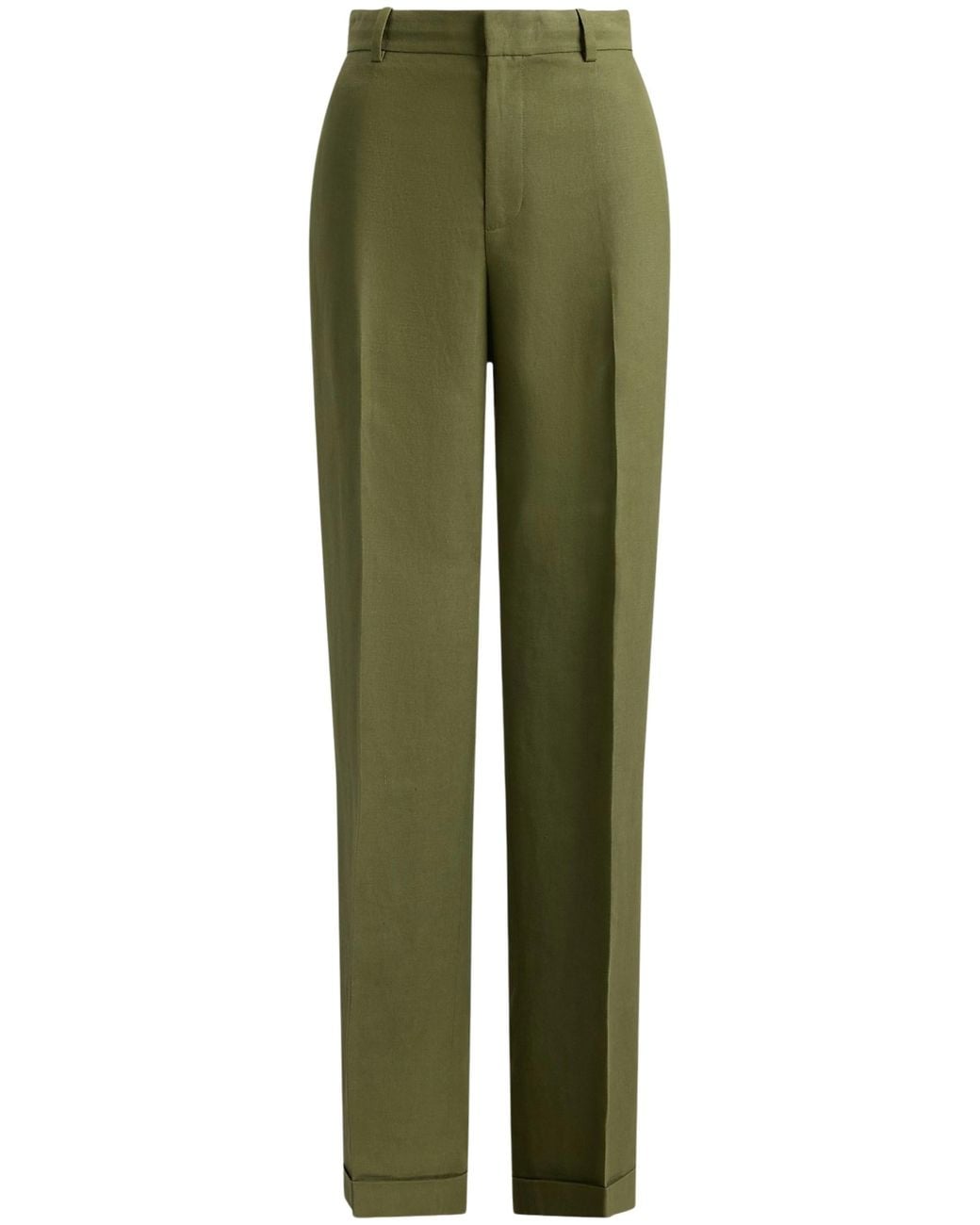 Polo Ralph Lauren Green Relaxed Straight Trousers
