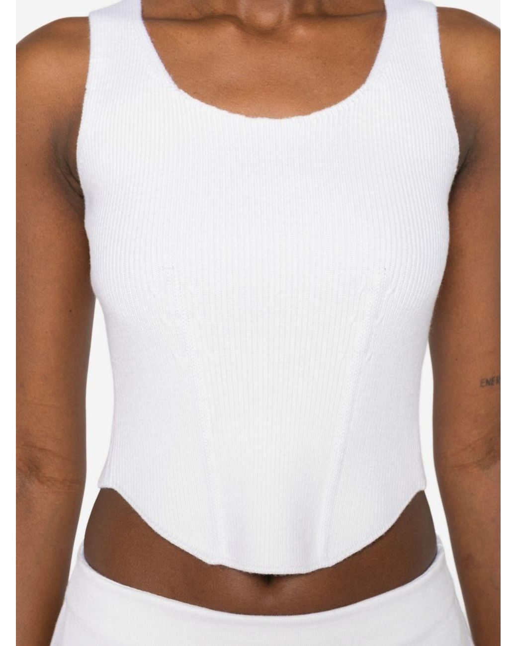 Alaïa White Alaã¯A Tops