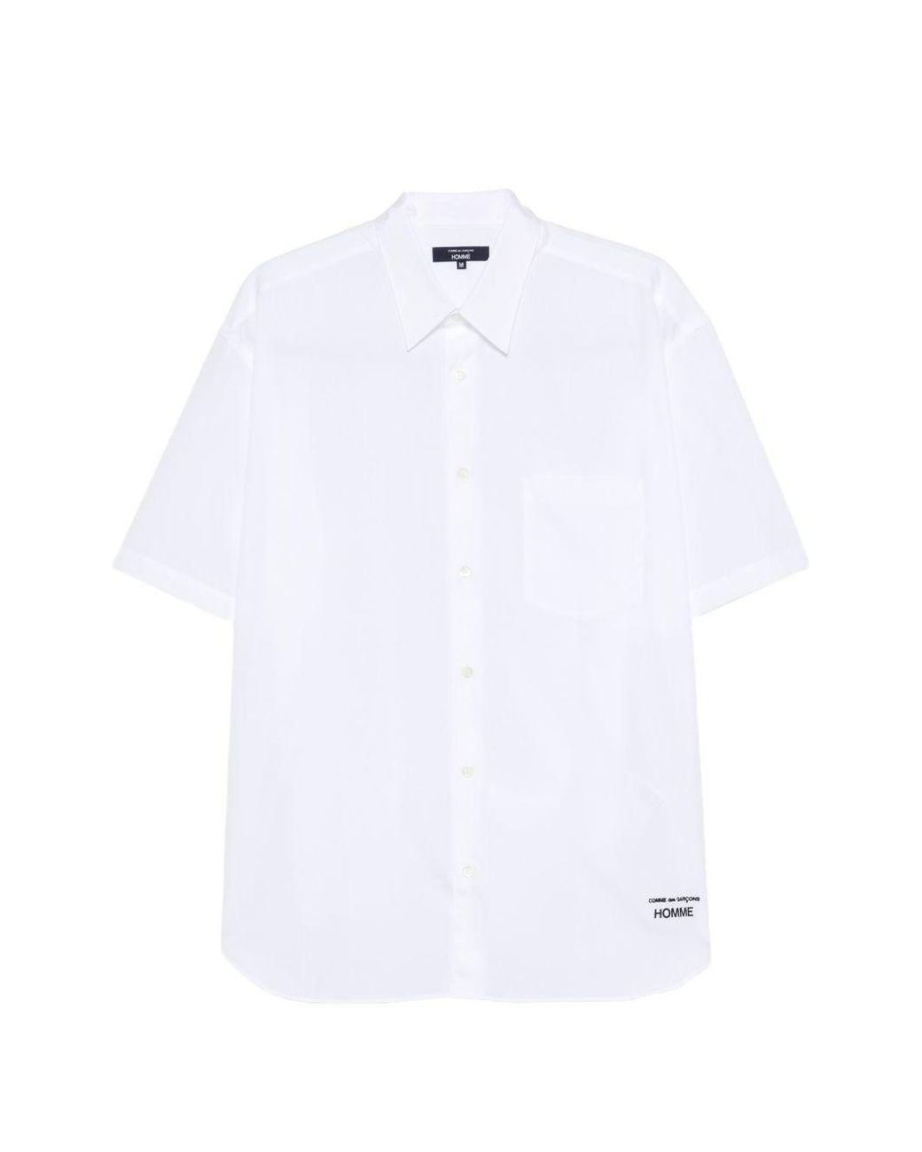 Comme des Garçons White Logo Shirt for men