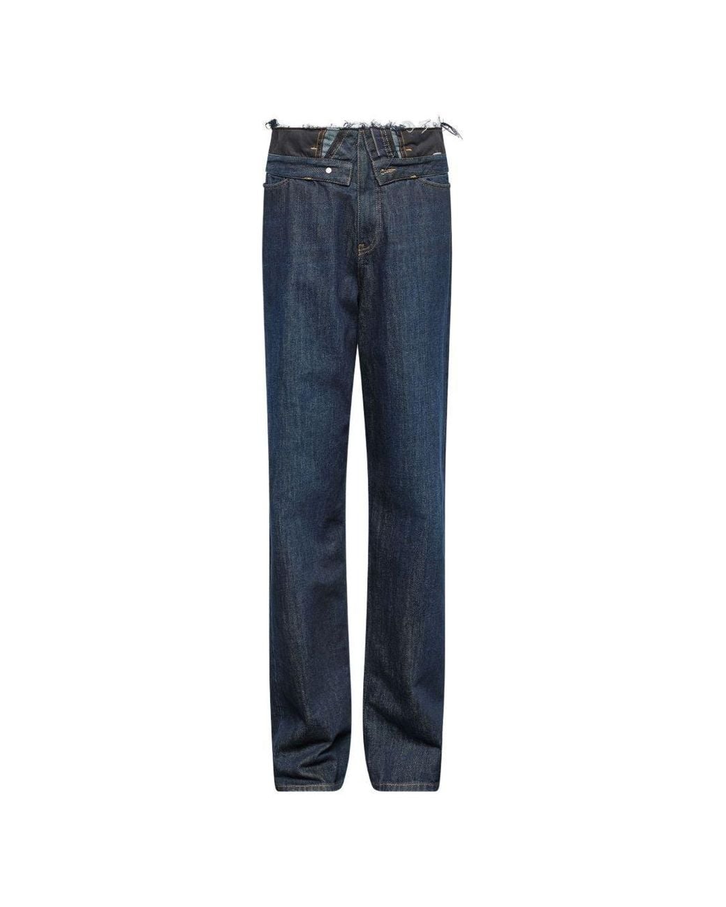 MM6 by Maison Margiela Blue Denim Cotton Jeans