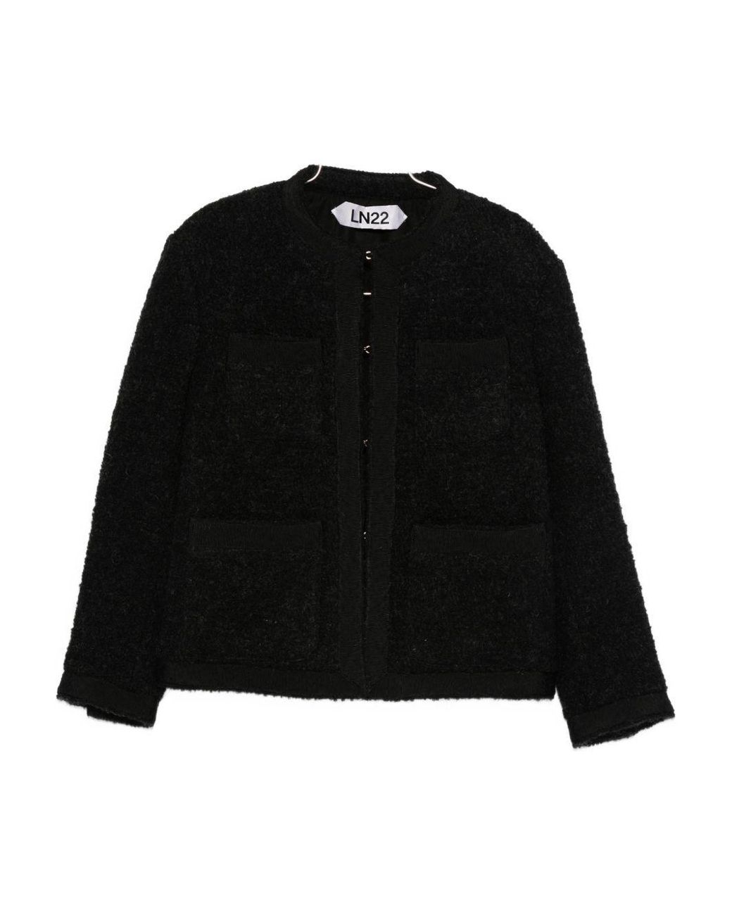 LN22 Black Wool Jacket
