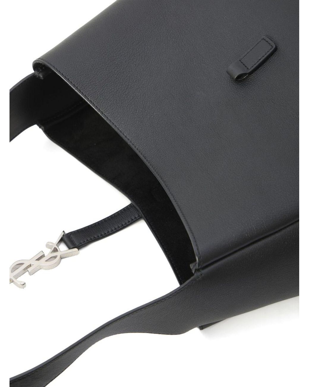 Saint Laurent Black Le 5 À 7 Large Leather Shoulder Bag