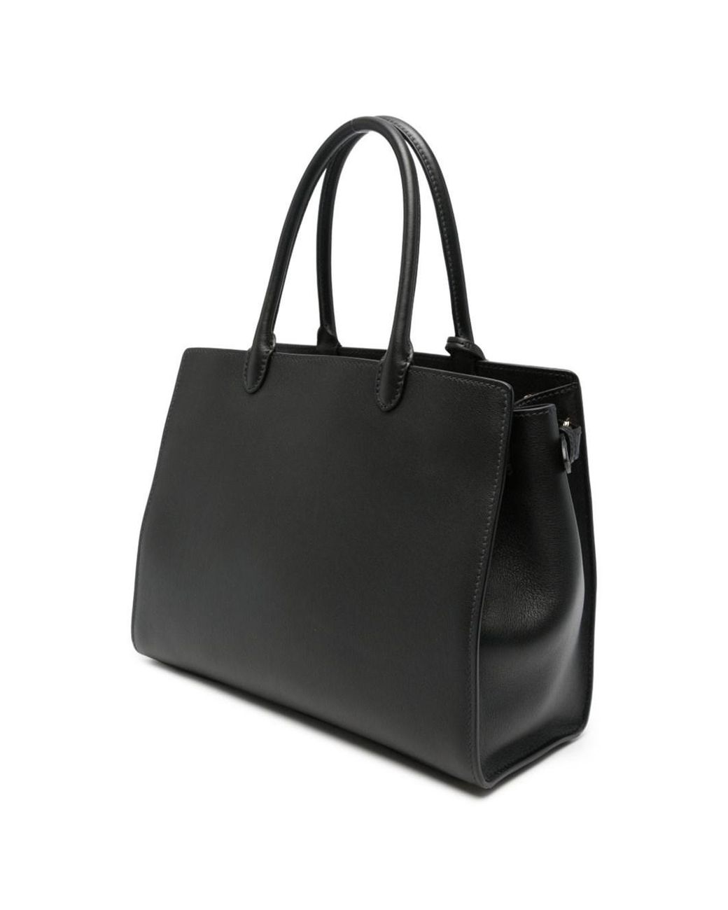 Prada Black Prelude Large Leather Tote