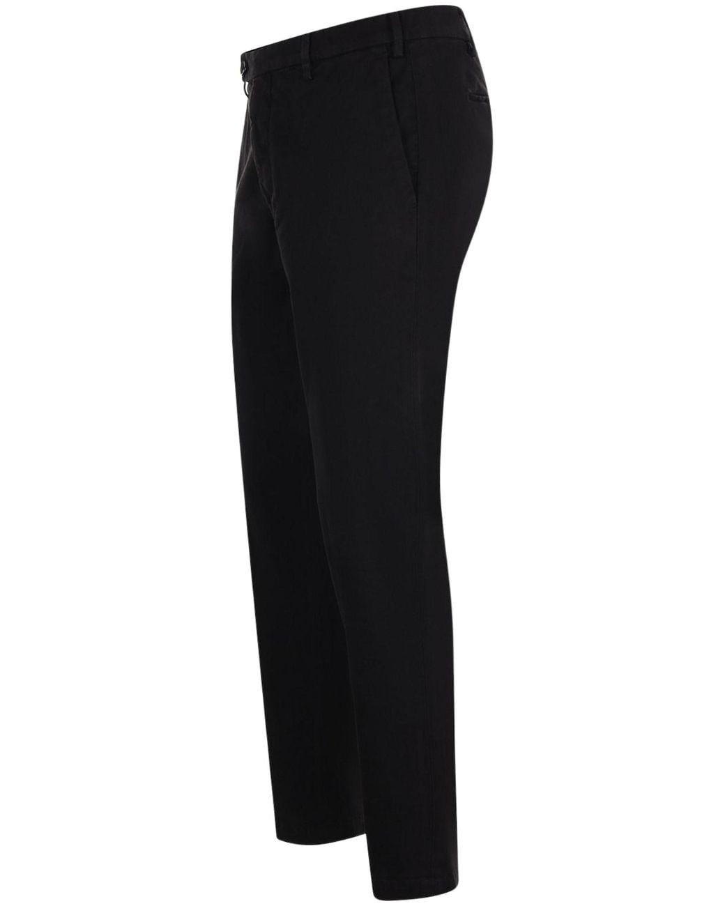 Michael Coal Black Slim Fit Pants for men