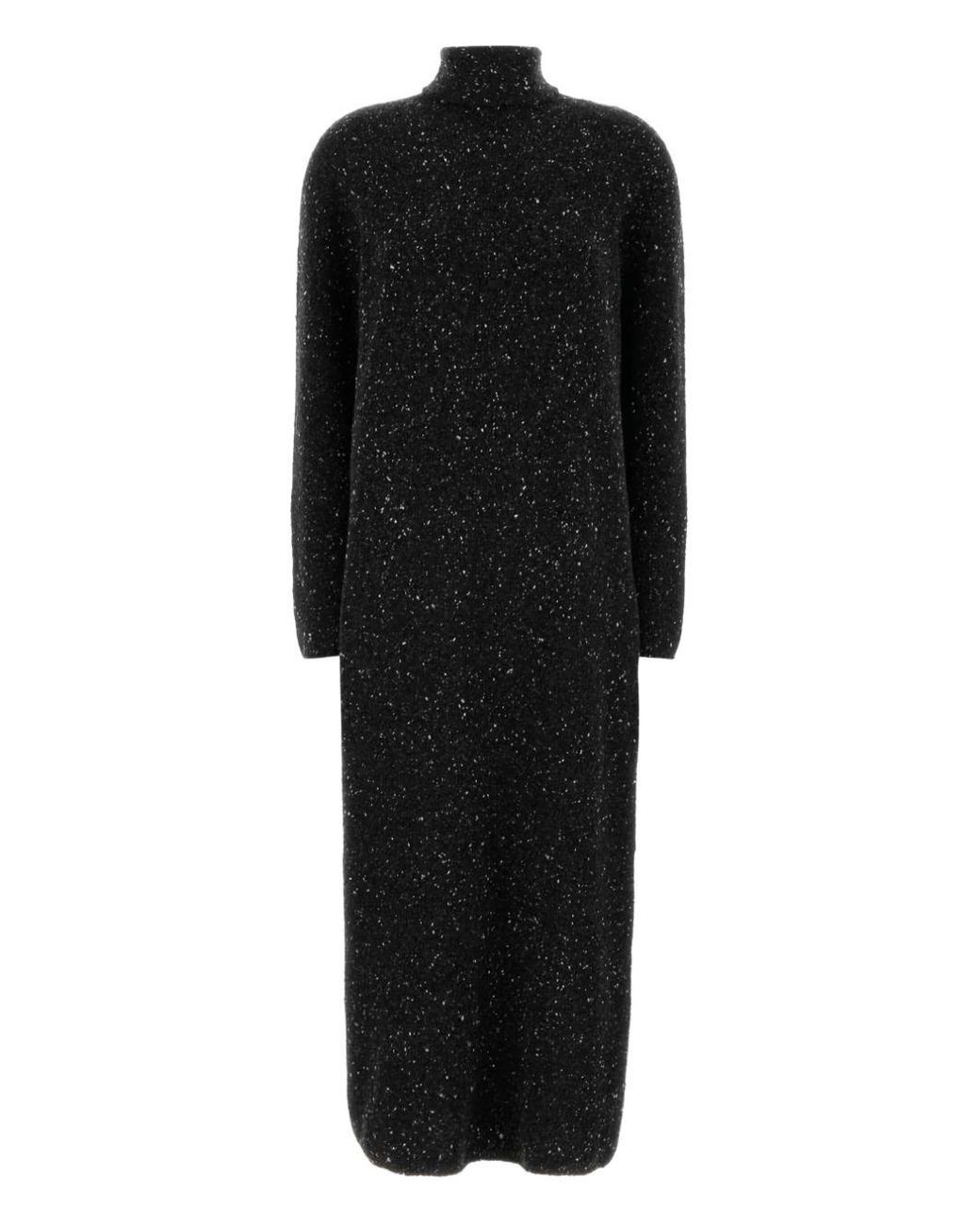 The Row Melani Cashmere Long Dress in Black | Lyst UK