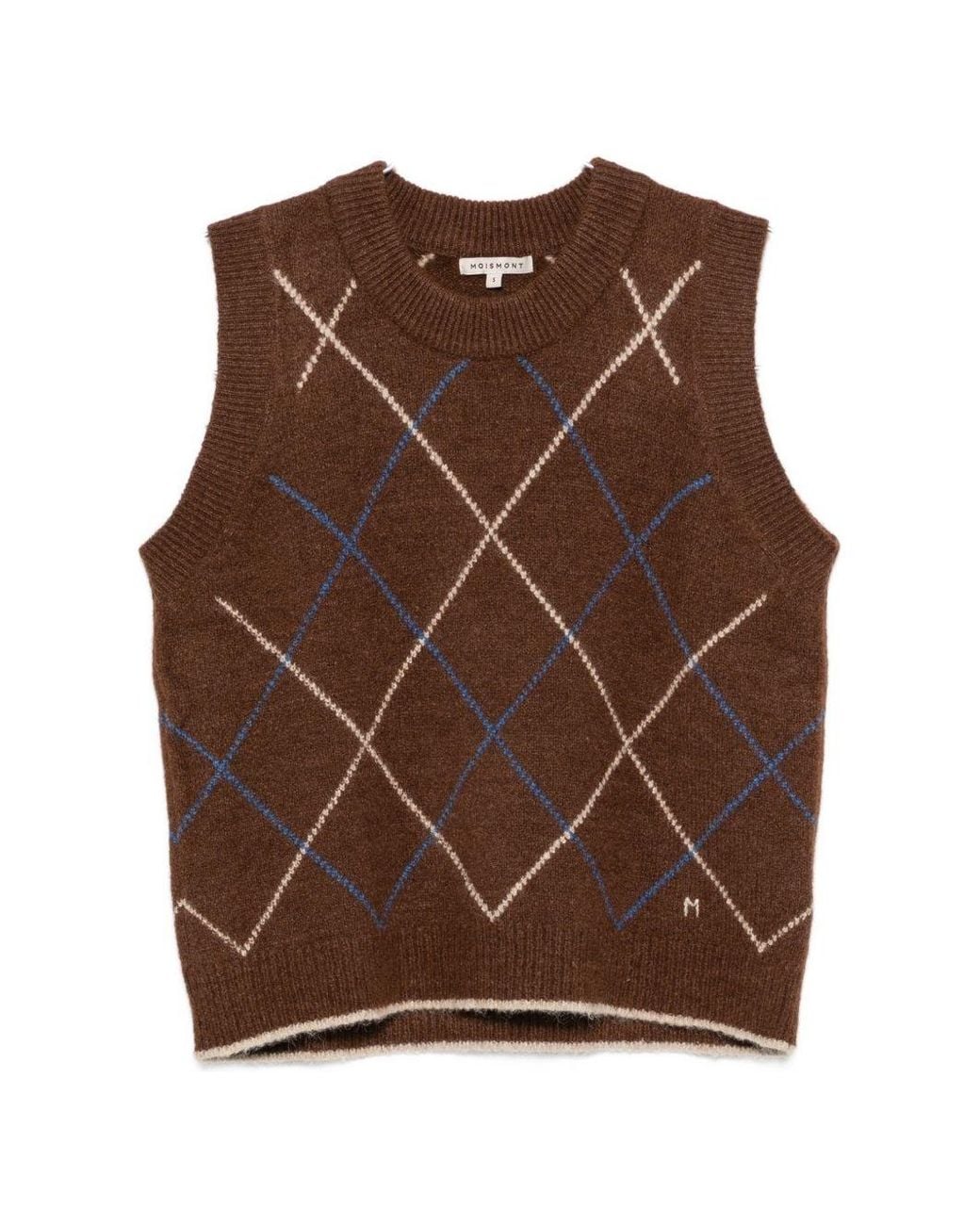 Moismont Brown Eddy Wool Blend Cardigan