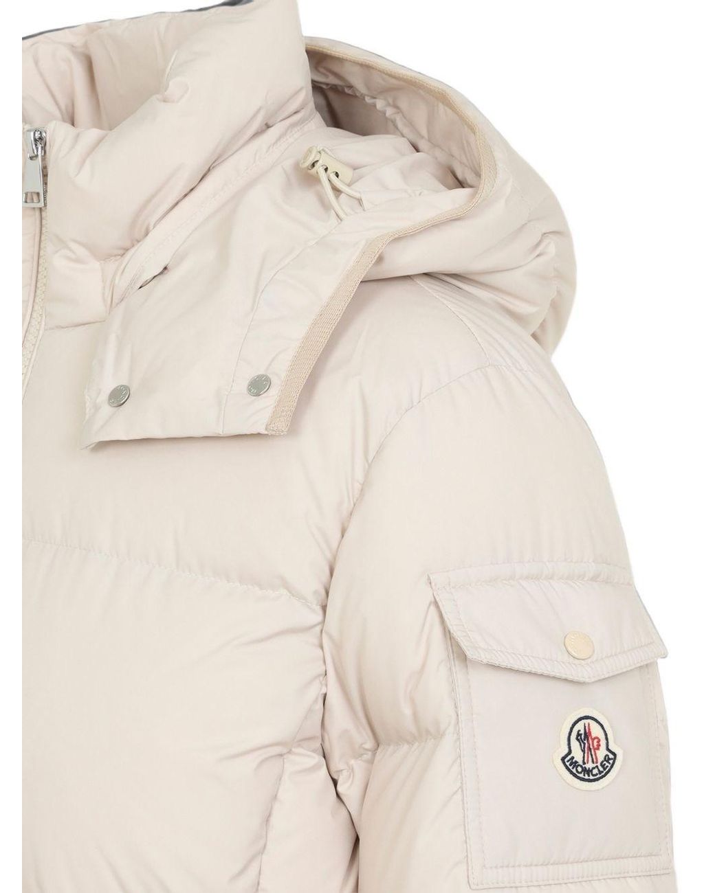 Moncler Natural Fourmines Short Down Jacket