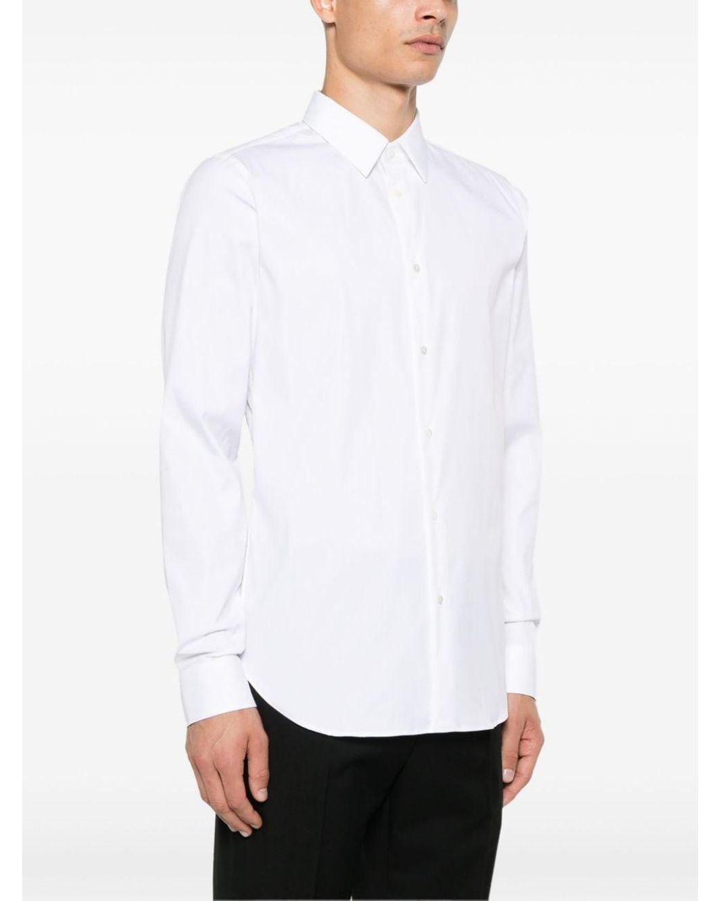 Gucci White Cotton Shirt for men