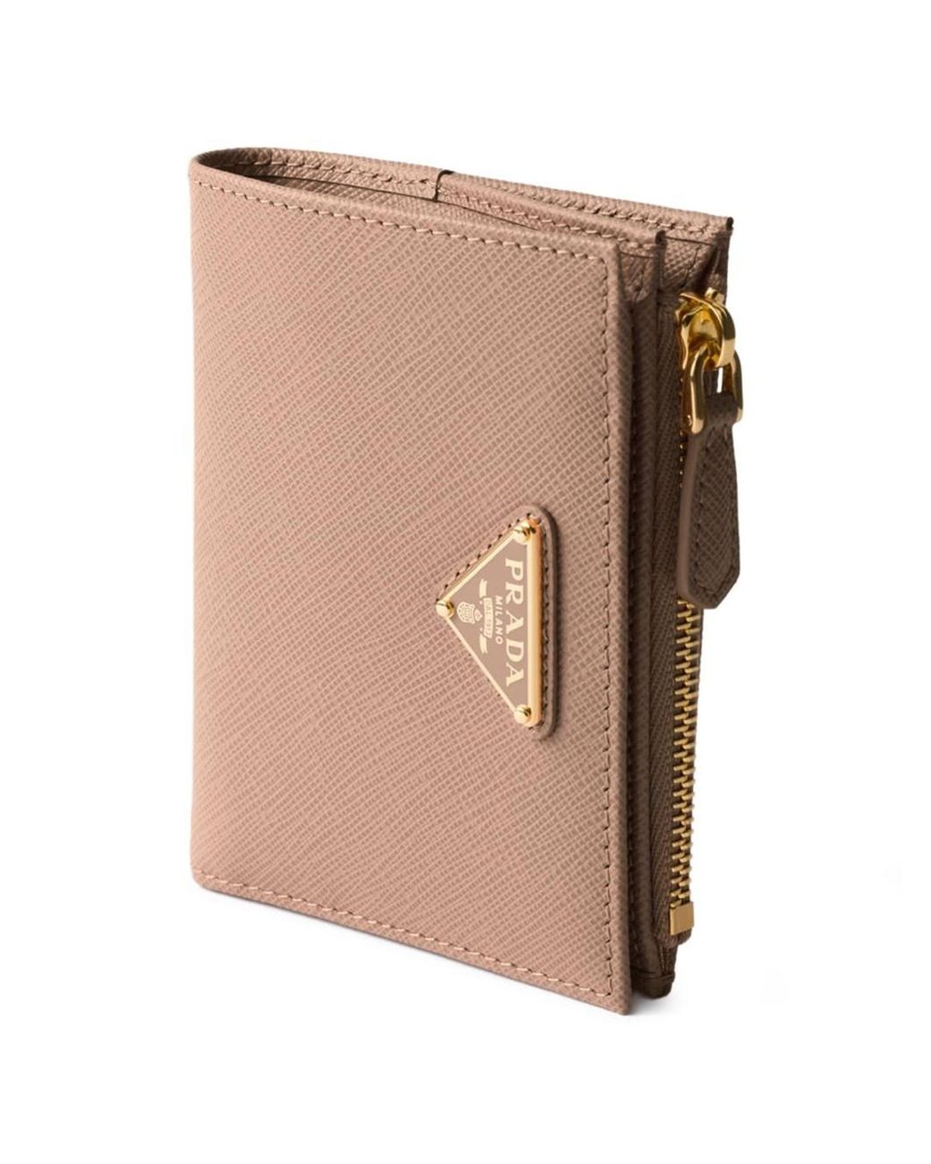Prada Natural Small Leather Wallet